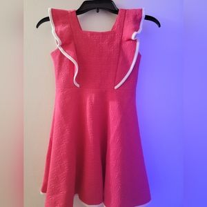 Janie & Jack pink quilted sleeveless dress